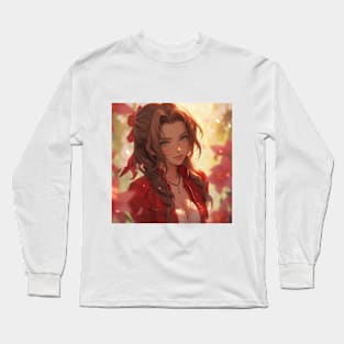 Cute aerith Long Sleeve T-Shirt